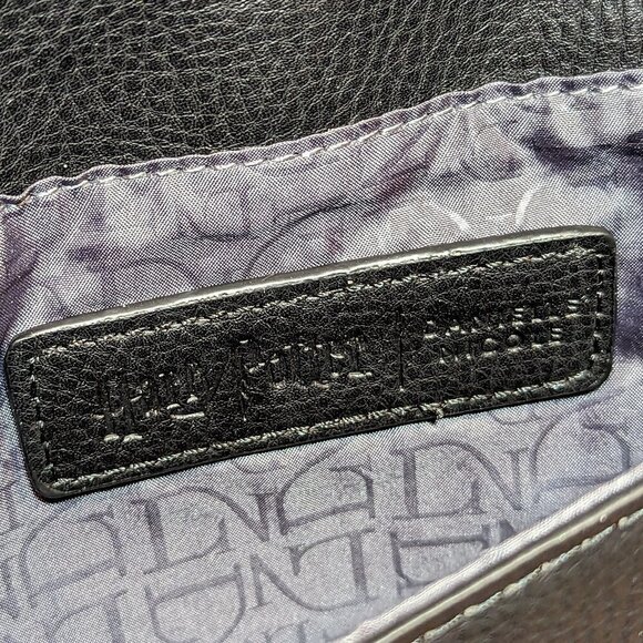 Danielle Nicole Harry Potter Hufflepuff gold sequin necktie envelope handbag - Picture 8 of 9